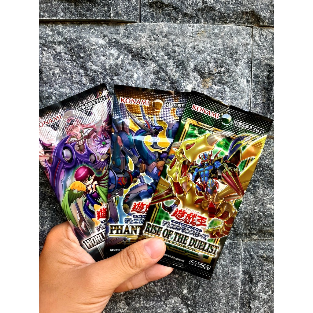 [ĐỖ LẠC SHOP ] COMBO X 3 TÚI THẺ BÀI YUGIOH WWP1 + ROTD + PHRA