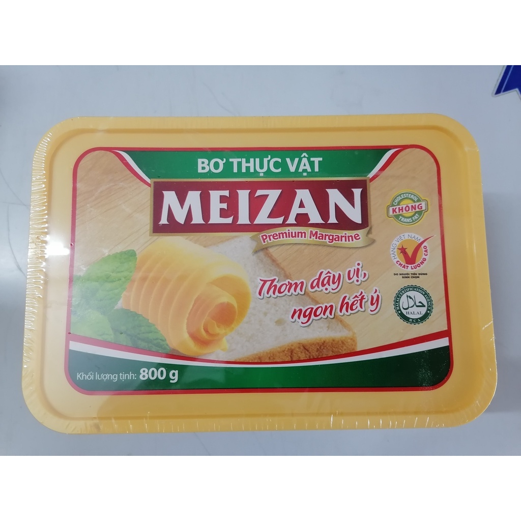 [HỘP LỚN 800g – (MEIZAN)] BƠ THỰC VẬT [VN] Premium Margarine (halal) (bph-hk)