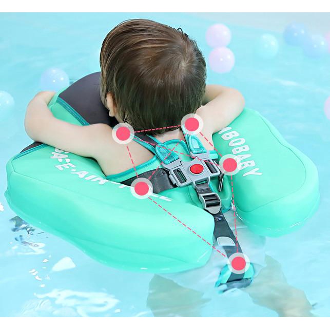 Phao bơi chống lật | Phao ngực chống lật Mambobaby không bơm hơi B503