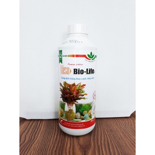 Dung dịch thủy canh, thủy sinh BIO LIFE - Dinh dưỡng cho cây (chai 1 lít)