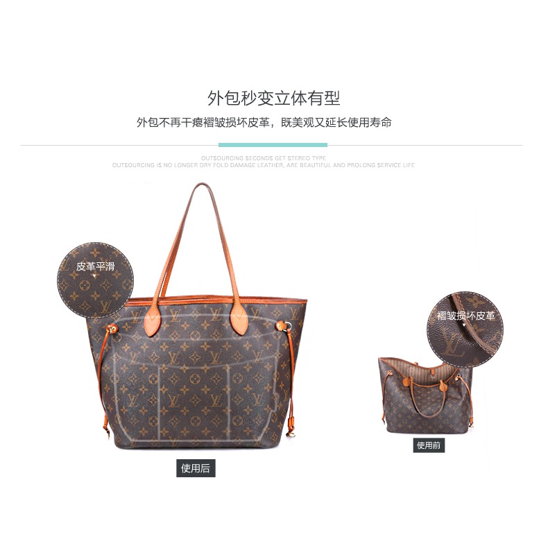 LONGCHAMP  Túi Lót Nylon Lót Mẫu l.v Coach Cán Dài Ngắn / Trung Bình / Nhỏ Đa Chức Năng Đựng Đồ Bên Trong Túi Hỗ Trợ Túi Phân Chia Dài