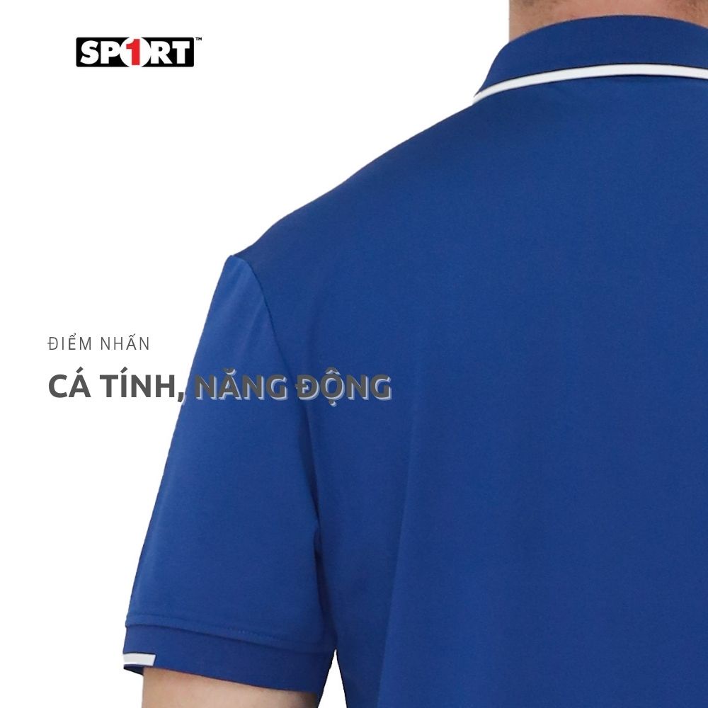 Áo Thun Polo Nam AM PLM222 Cổ Dệt Phối Kẻ Ngắn Tay Thoáng Mát, Thấm Hút Mồ Hôi