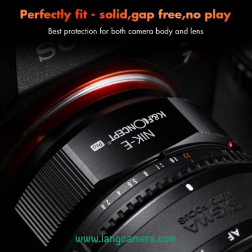 Ngàm chuyển ống kính Nikon AI-Nex Pro Hiệu K&amp;F Concept