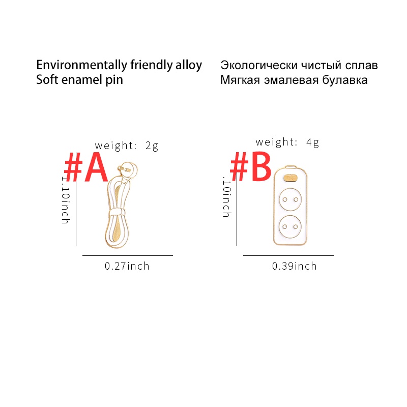 Ghim cài áo tráng men họa tiết hoạt hình đáng yêu