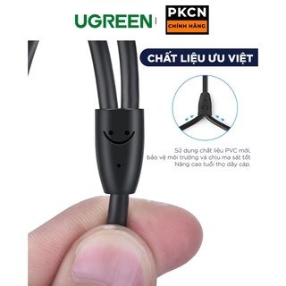 Dây Audio 3.5mm ra 2 đầu RCA (Hoa sen) UGREEN AV116
