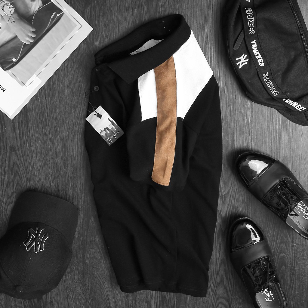 Áo thun Nam cổ bẻ tay ngắn - B042 | BigBuy360 - bigbuy360.vn