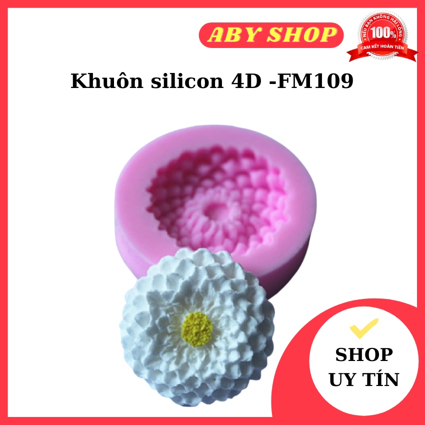 Khuôn silicon 4D -FM109 ⚡ HÀNG LOẠI 1 ⚡ khuôn silicon chuyên dụng làm bánh, thạch, rau câu, chống dính và chịu nhiệt tốt