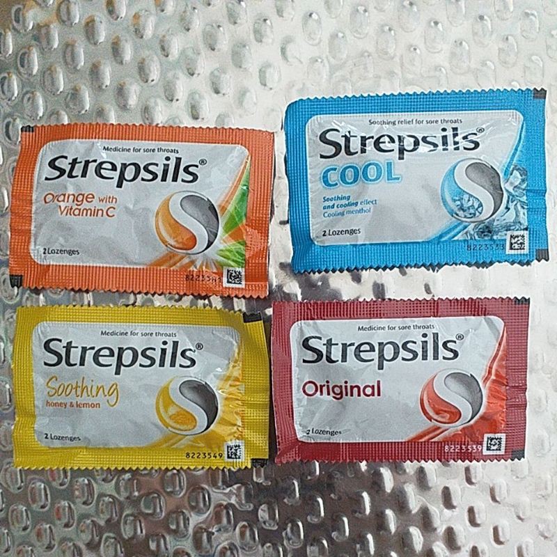 kẹo ngậm strepsils ( bịch 2 viên )