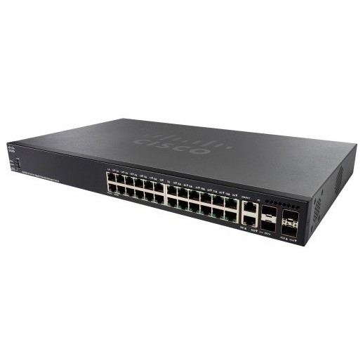 Cisco 24-port Gigabit Stackable Managed Switch - SG350X-24-K9