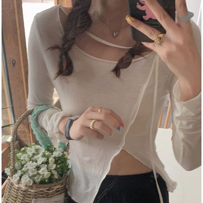 Áo thun COZOK tay dài thiết kế hợp thời trang cho nữ