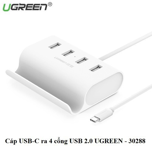HUB USB-C 4 Cổng USB 2.0 Cao Cấp Ugreen 30288 chính hãng bảo hành 18 tháng