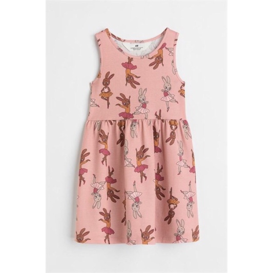 Váy sát nách cotton H&M chính hãng vợt sale