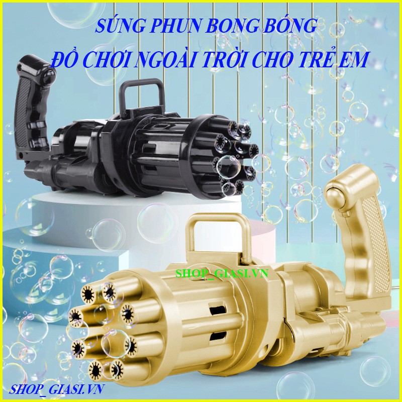 Súng Phun Bong Bóng Đồ Chơi Ngoài Trời Cho Trẻ Em