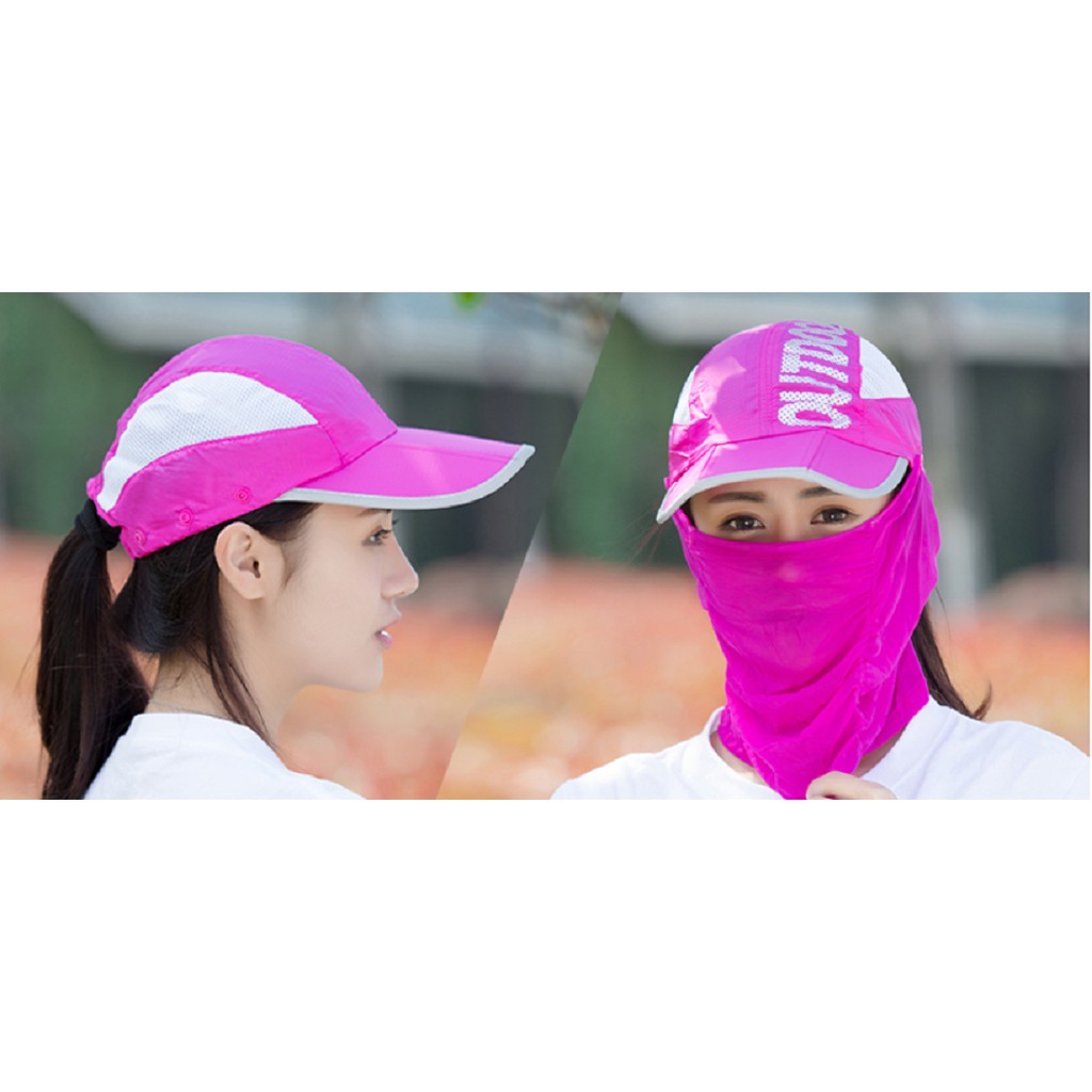 Mũ khẩu trang chống nắng chống uv phong cách Hàn cho cả nam và nữ, nón khẩu trang chống nắng
