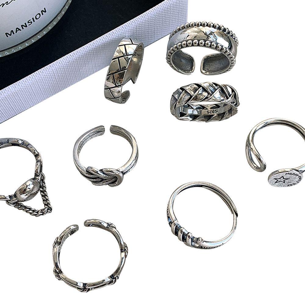 Nhẫn Thiết Kế Hở Đơn Giản Thanh Lịch Có Thể Điều Chỉnh