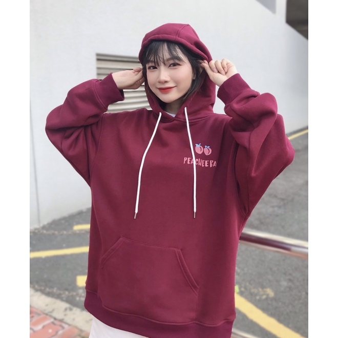 UPZ Áo Khoác Hoodie In Peachee (6 Màu)