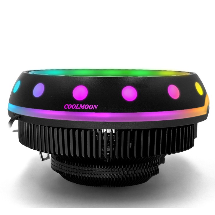 [Rẻ nhất SHOPEE] Quạt Tản Nhiệt CPU Coolmoon UFOX Led RGB - SIÊU ĐẸP