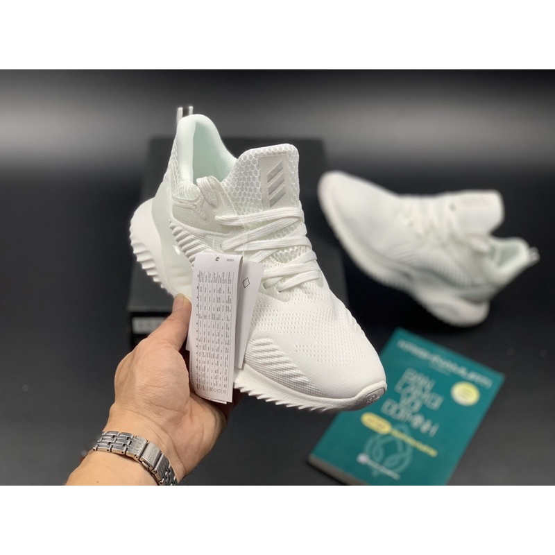 Giày thể thao/ Sneaker Alphabounce full trắng