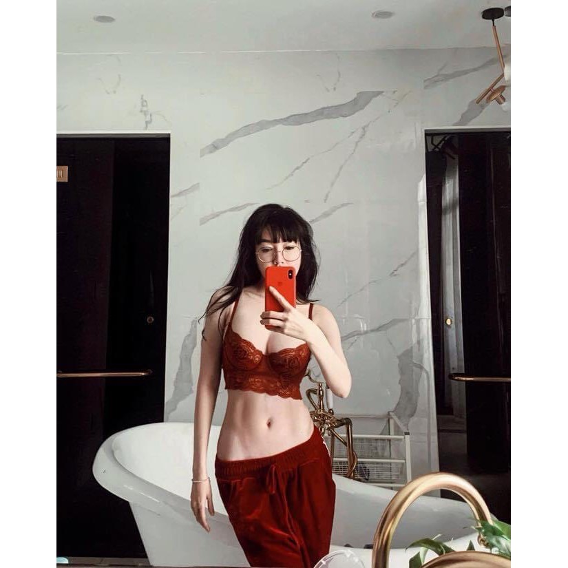 Bộ Đồ Lót Ren Hoa Limerick Rose Không Đệm Có Gọng Quyến Rũ Sexy Mới S053 | BigBuy360 - bigbuy360.vn