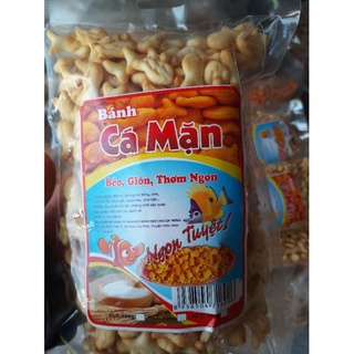 1 gói bánh quy cá mặn ăn vặt khoảng 150g