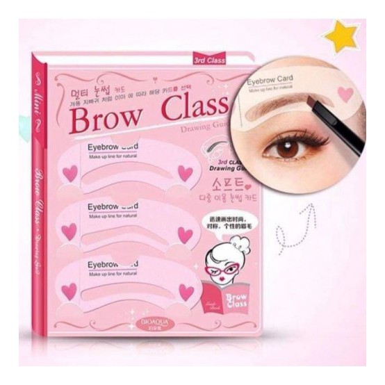 Bộ Khuôn Kẻ Chân Mày Brow Class