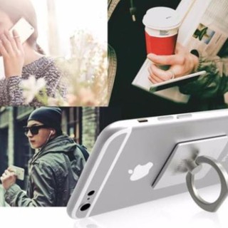 Giá đỡ điện thoại hình chiếc nhẫn Iring inox