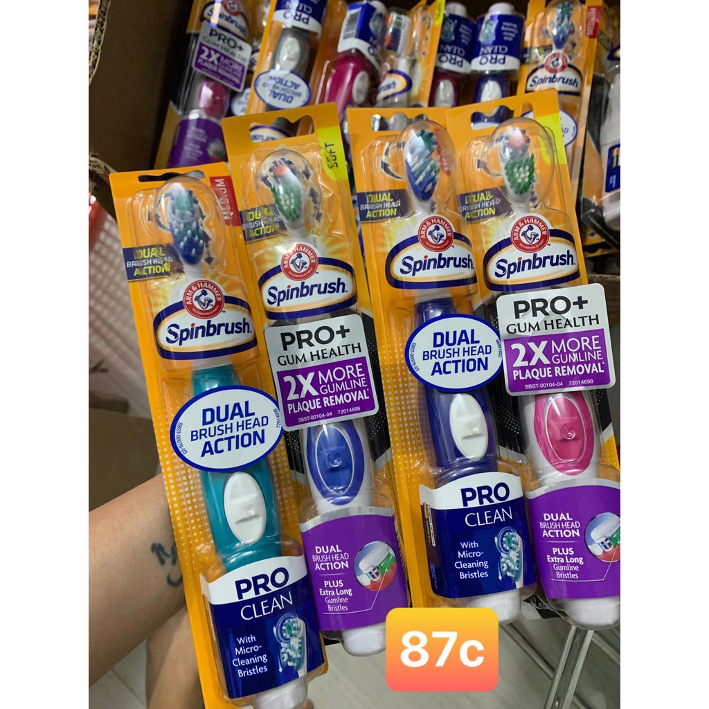 Bàn chải pin người lớn Spinbrush