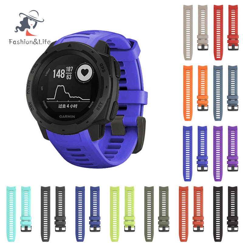 Dây Đeo Silicon Thay Thế Cho Đồng Hồ Garmin Instinct