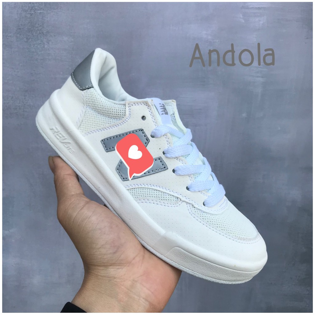 Giày thể thao,Giày sneaker,Giày 𝐧𝐞𝐰 𝐛𝐚𝐥𝐚𝐧𝐜𝐞 trắng phản quang