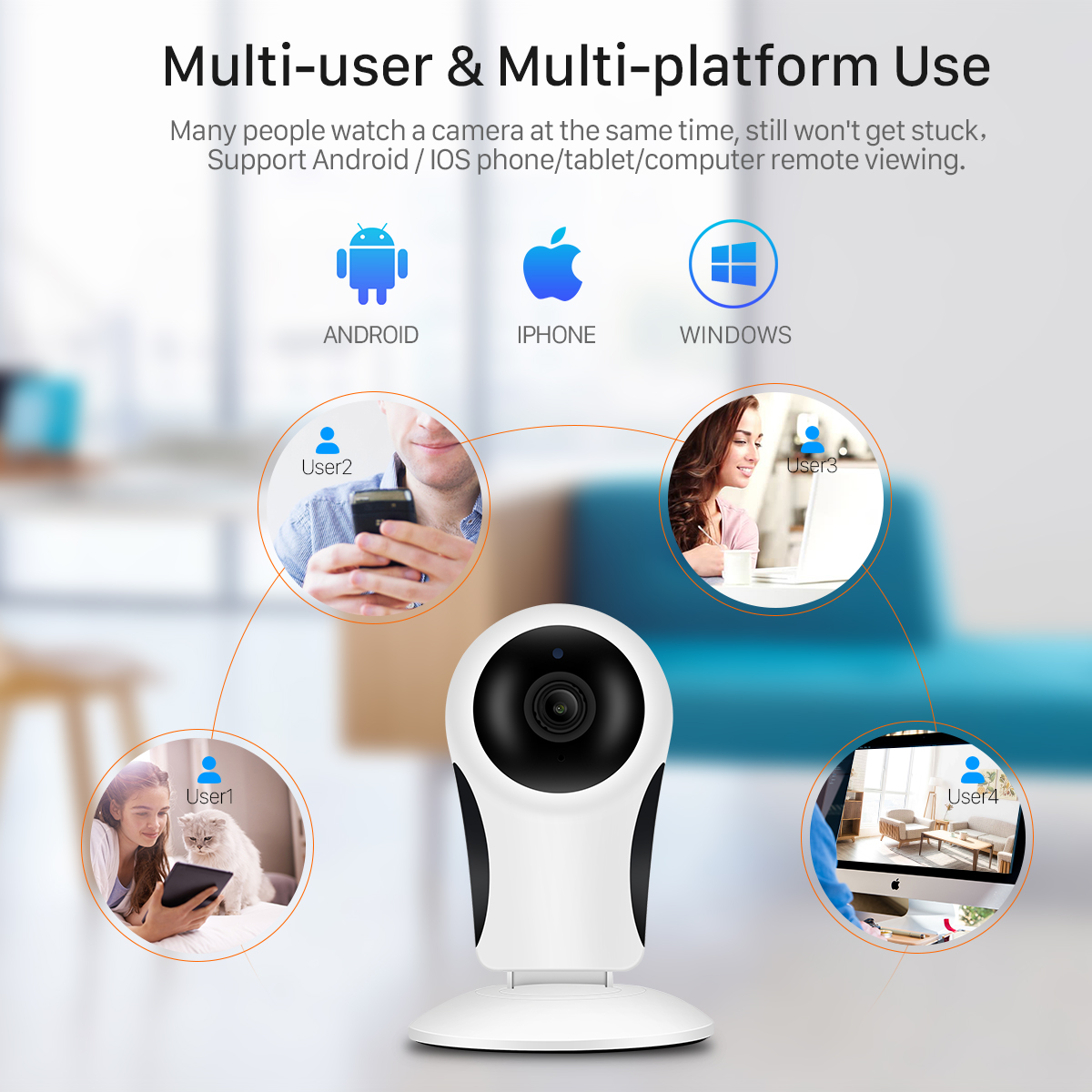 Camera an ninh CCTV ICSEE PRO APP 1080P kết nối WIFI không dây giám sát trẻ | BigBuy360 - bigbuy360.vn