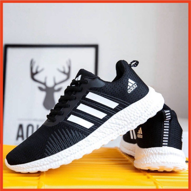 Giày Thể Thao Sneakers Nam Nữ Adidas Siêu Nhẹ - Giày Adidas Chạy Bộ Tập Gym Cực Êm [Full Bill Box]