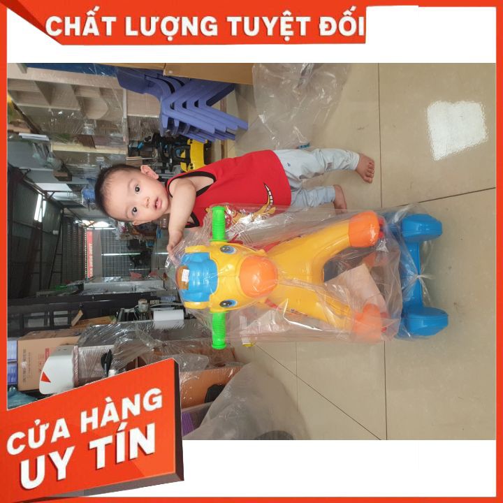 Ngựa bập bênh nhựa chợ lớn loại ĐẠI cho bé