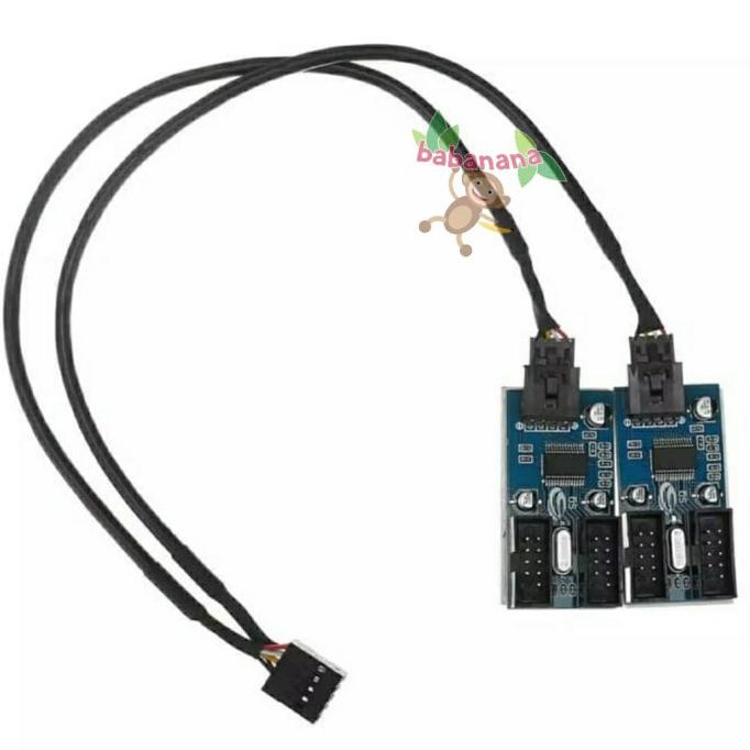 Dây cáp bo mạch chủ USB 9PIN SPLITTER 1 TO 4