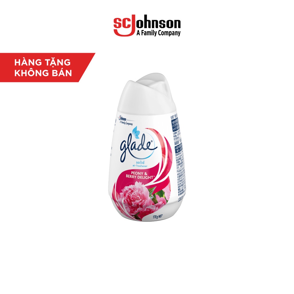 [QUÀ TẶNG KHÔNG BÁN] GLADE - Sáp Thơm Hương Mẫu Đơn và Quả Dâu 170G