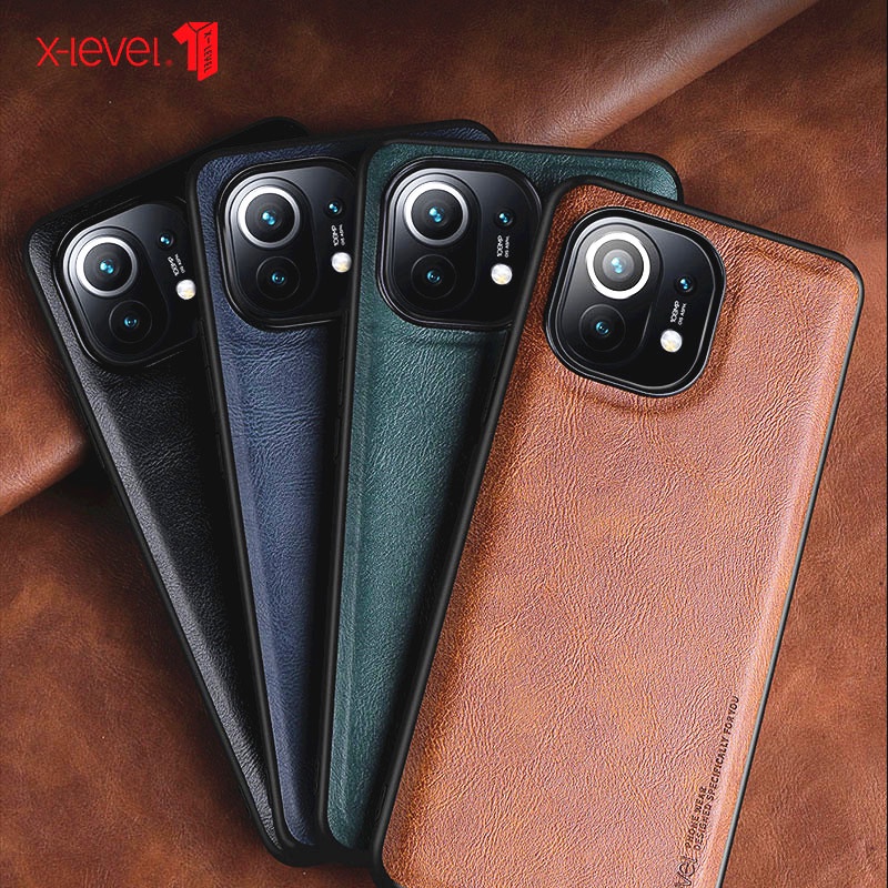 Sang Trọng Ốp Điện Thoại Da Silicon Mềm Bảo Vệ Toàn Diện Cho Xiaomi Redmi Note 10 Pro Max 5g / Note 10s / Mi 11 Pro / 11 Lite / 11 Ultra Chống Sốc