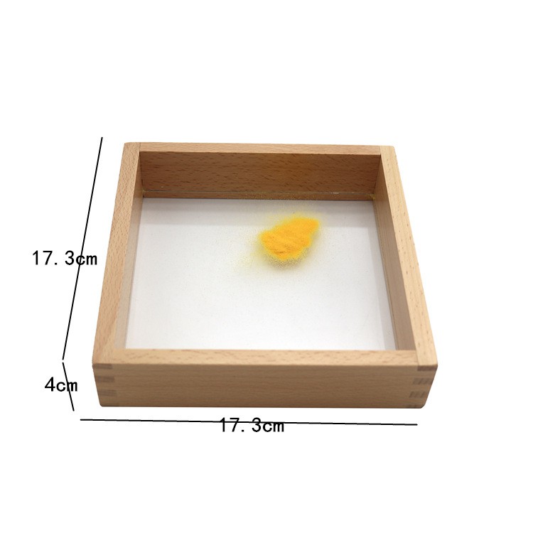 FREESHIP - Khay Cát Sand Tray Viết Chữ Giáo Cụ Montessori