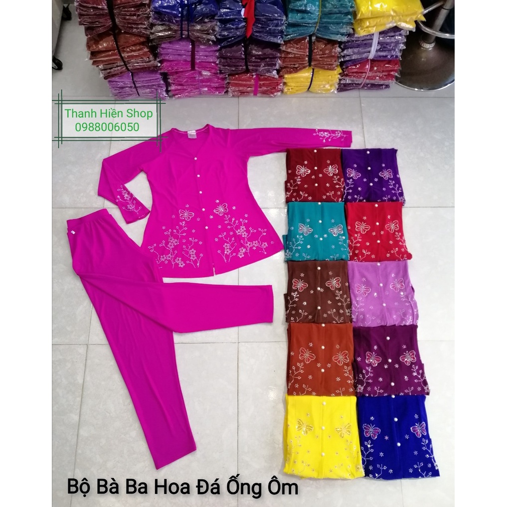 Bộ BB Hoa Đá Ống Ôm - Mã MO