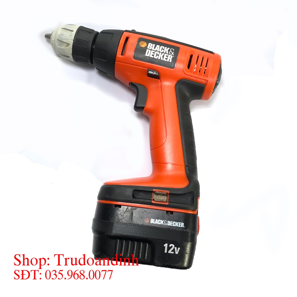 Máy khoan pin Black & Decker - CDC1200E 12v