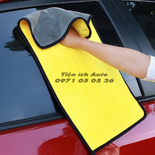 Khăn lau xe Microfiber Mềm Mịn Siêu Thấm Hút Nước Chuyên Dụng Lau Rửa Xe Hơi Ô Tô | tienich_auto