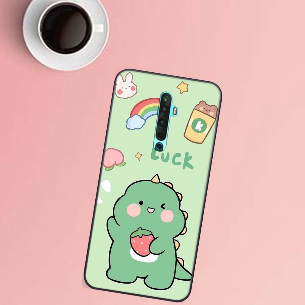 Ốp lưng Oppo RENO 2 / RENO 2F in hình khủng long , gấu nâu xinh xắn, siêu cute  mà còn vô cùng RẺ -ĐẸP