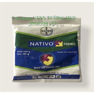 Sản phẩm trừ nấm đốm lá, phấn trắng, rỉ sắt...Nativo 750WG 60Gr