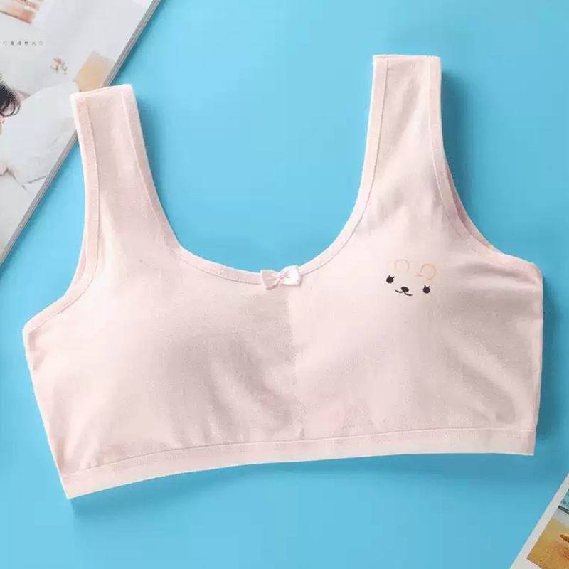10-15 - 18 Tuổi Áo lót vải cotton Có Mút Đệm Ngực Dành Cho Bé Gái
