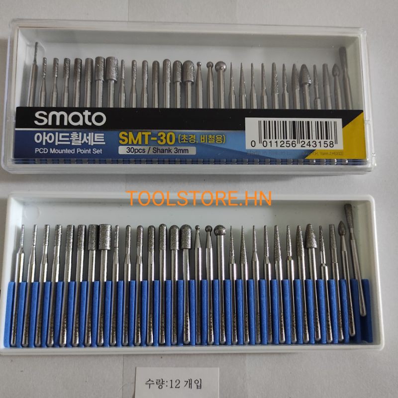 Bộ đầu mài kim cương Smato SMT-30