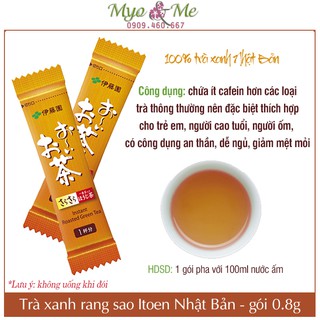 Bột trà xanh rang sao Itoen (Houji-cha) Nhật Bản - gói 0.8g