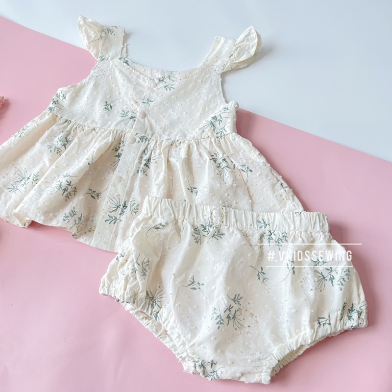 Set áo cánh tiên + quần chip Vkid đáng yêu cho bé gái size 8-15kg