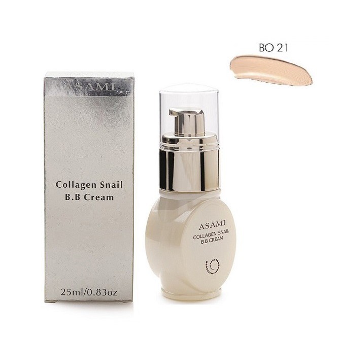 Kem nền BB Asami Collagen Snail BB Cream 5 in 1 25ml | BigBuy360 - bigbuy360.vn