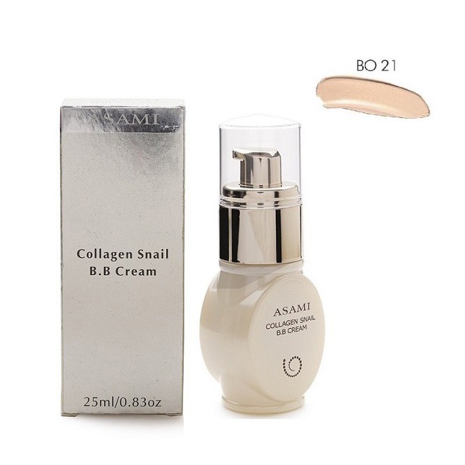 Kem nền BB Asami Collagen Snail BB Cream 5 in 1 25ml