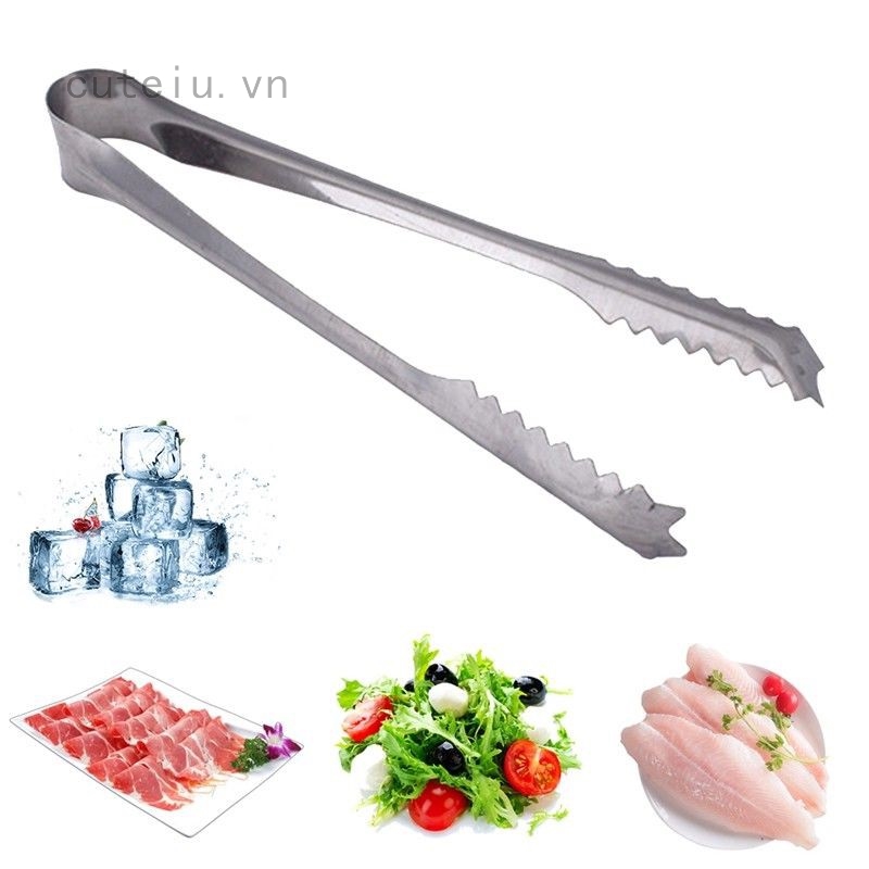 Kẹp gắp nước đá bánh mì thức ăn salad tiệc BBQ dùng cho tiệc cưới