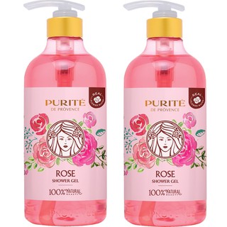 Combo 2 chai sữa tắm Purite hương hoa hồng