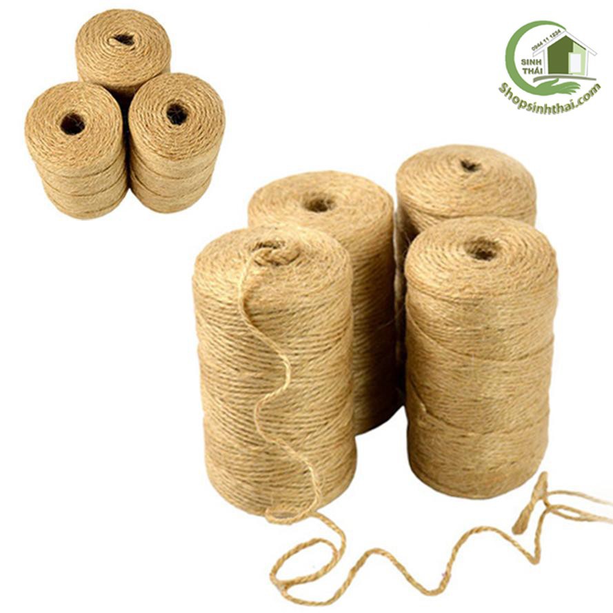 Dây thừng gai - dây gai - dây cói - dây bố thô trang trí handmade